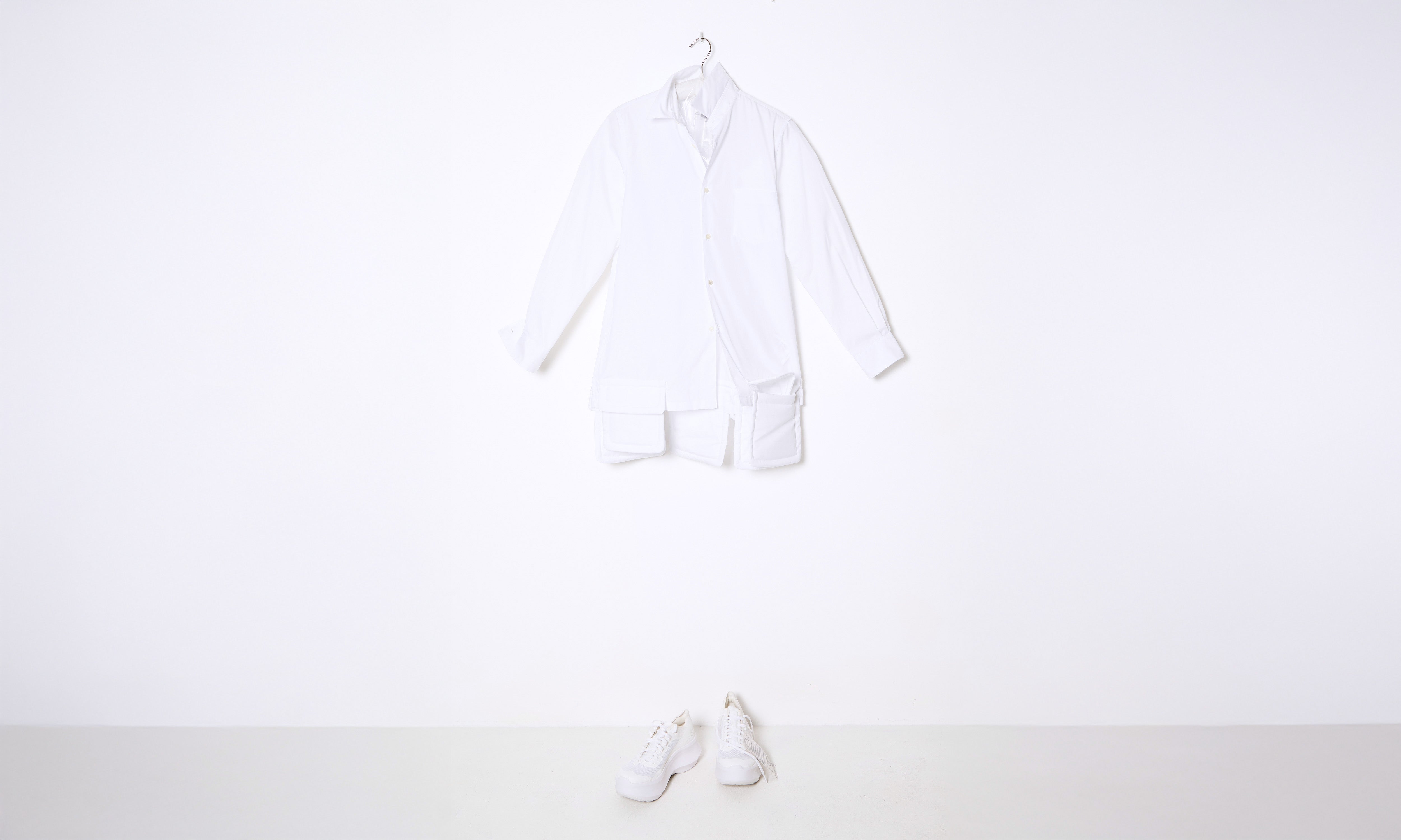 White Cargo Shirt