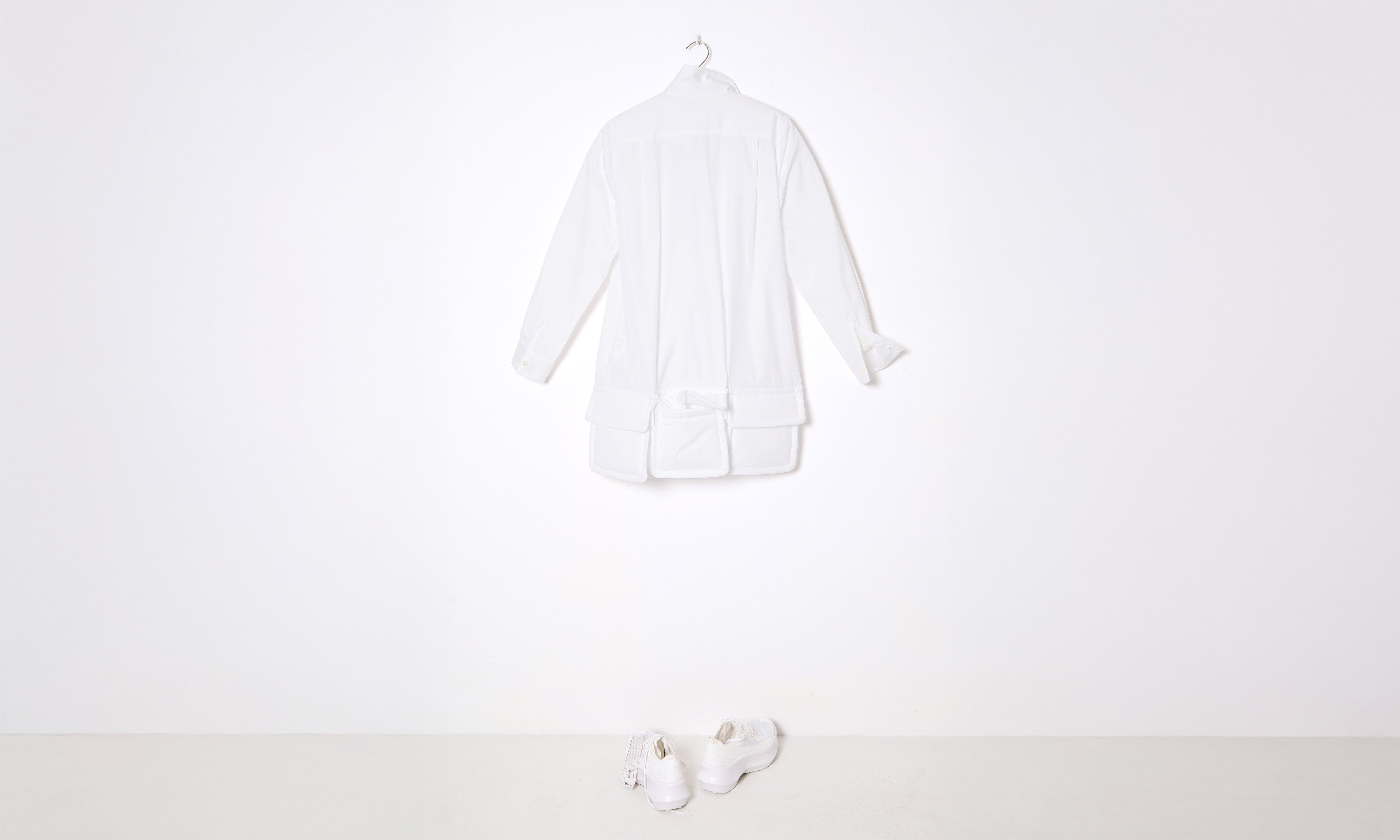 White Cargo Shirt