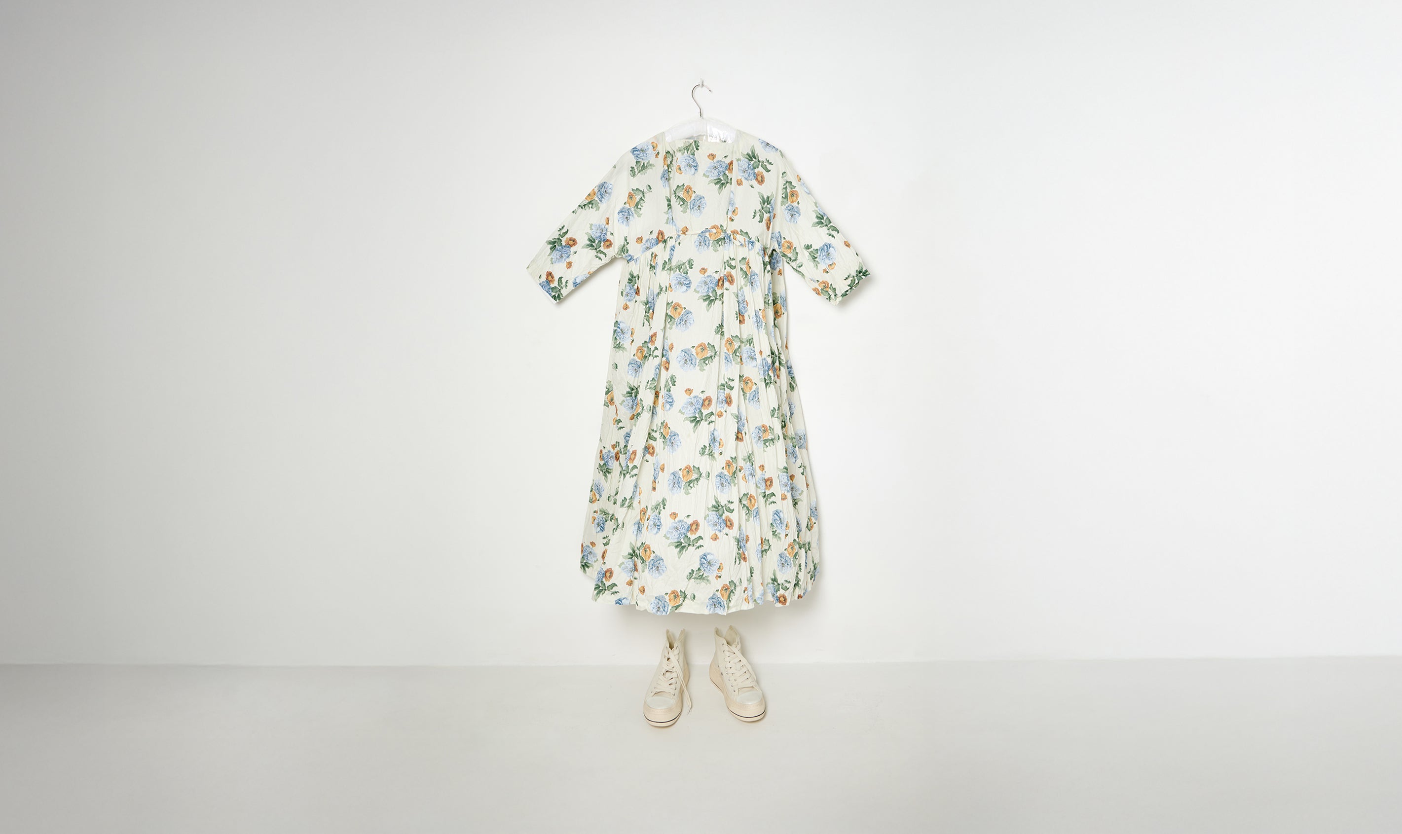 washed cotton floral print pastel newpride dress