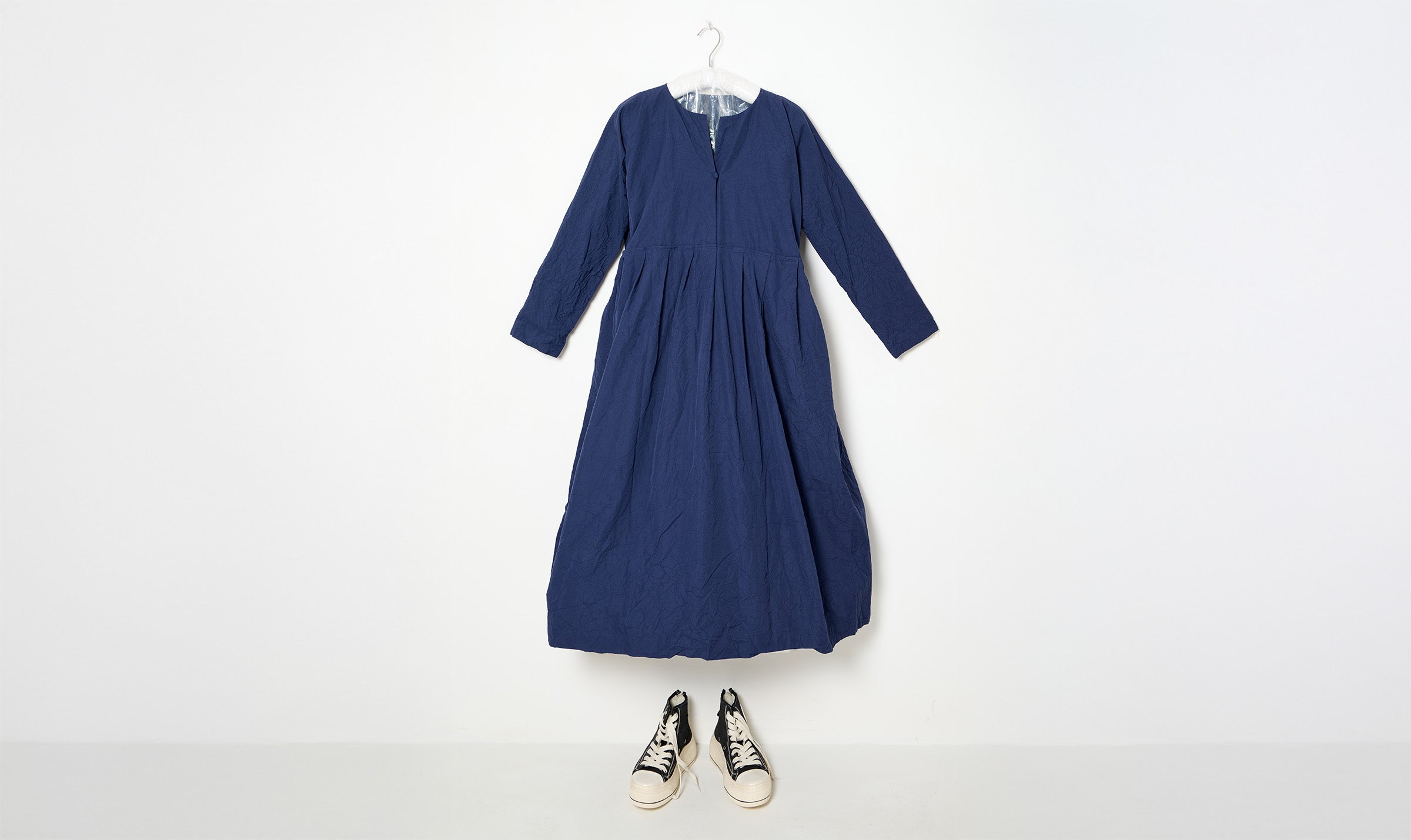 blu di Francia long cotton dress