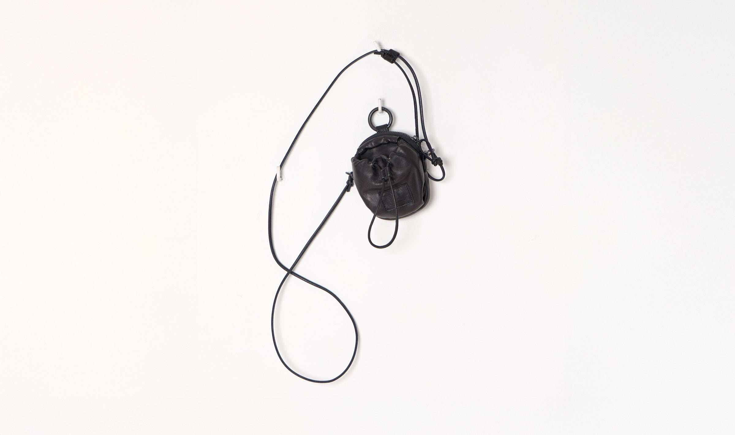 Mini Black Crossbody Leather Bag