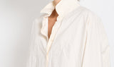 camicia color crema cotone 