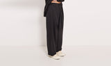 black cotton trousers