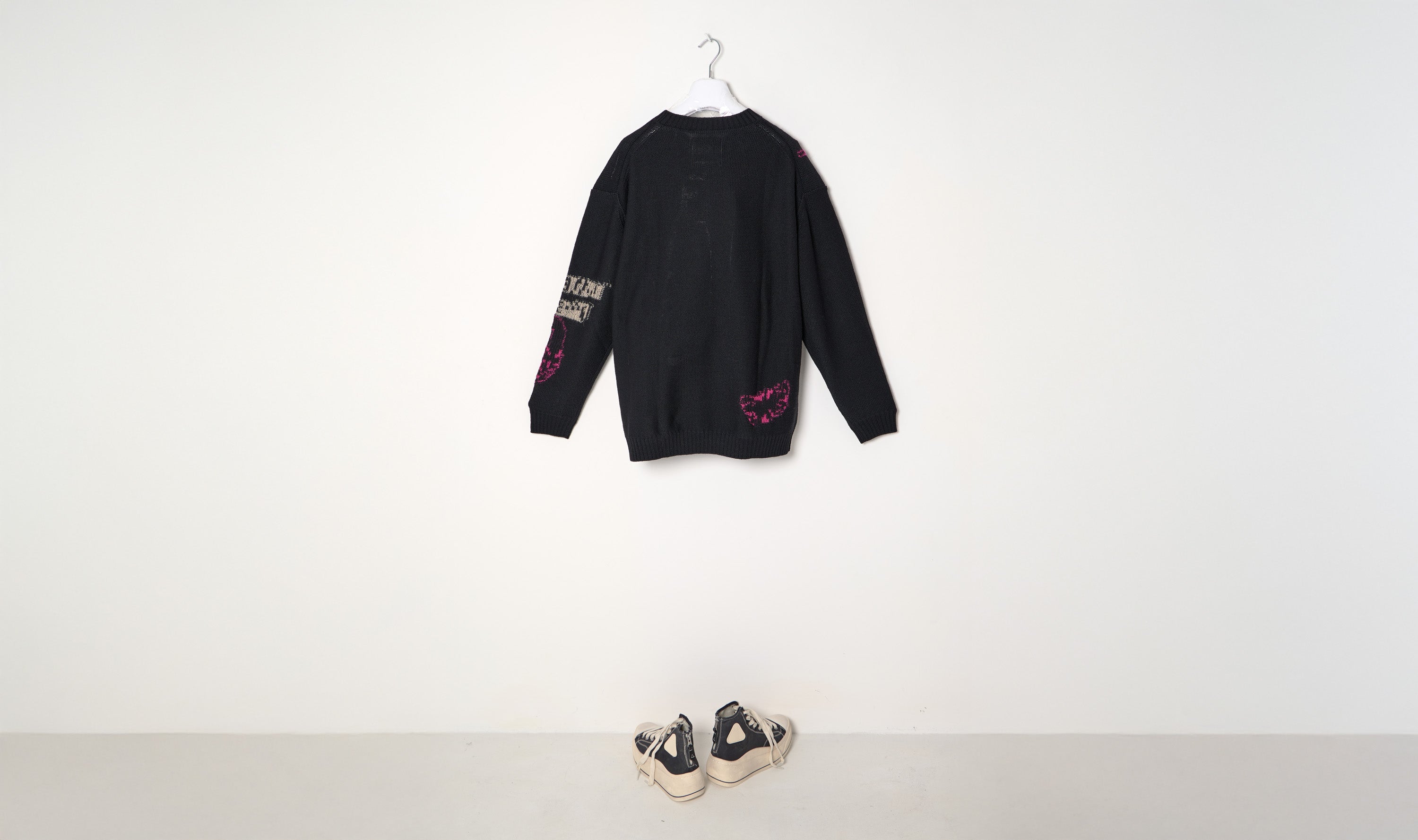 Black Jacquard Sweather