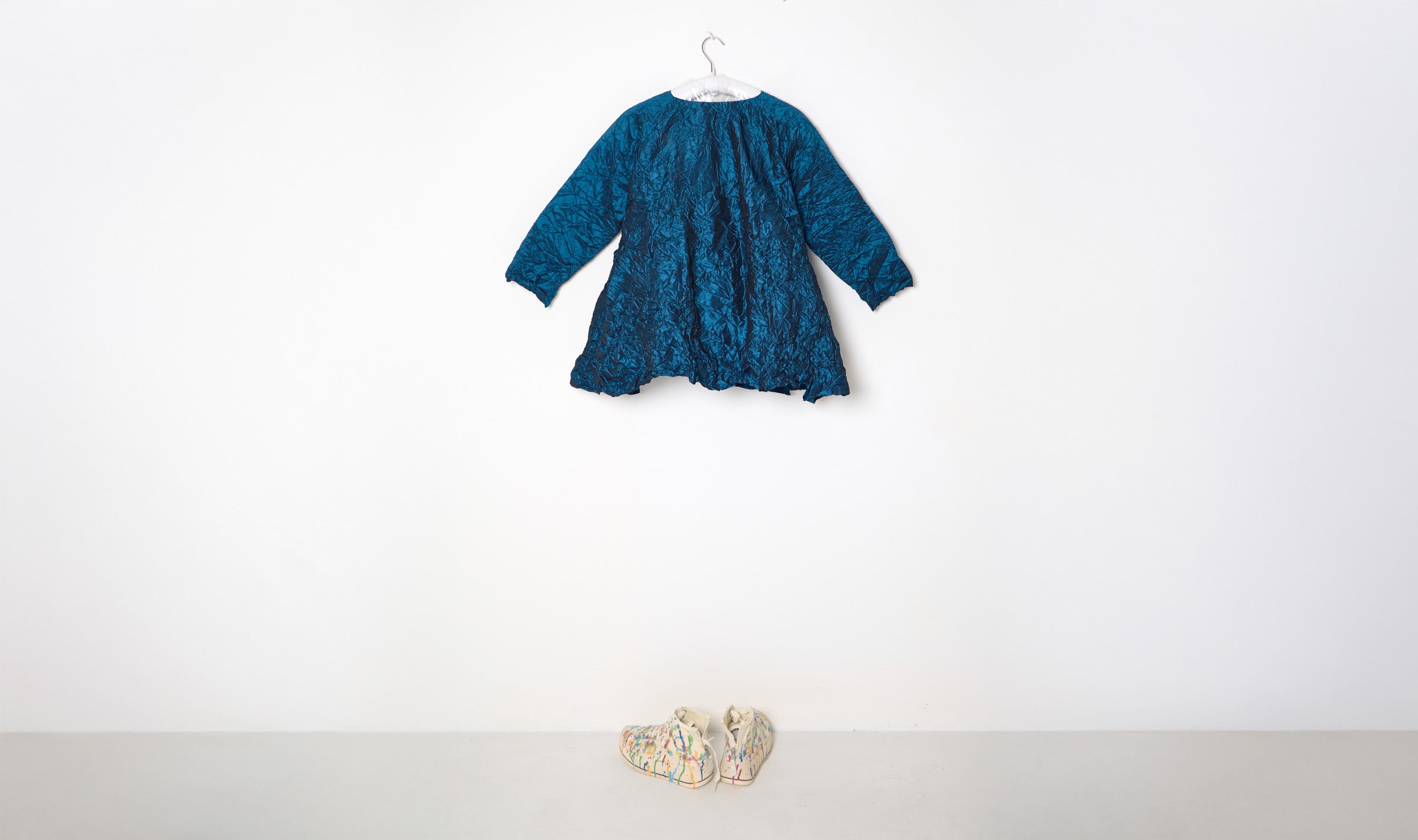 Crinkled Silk Blouse