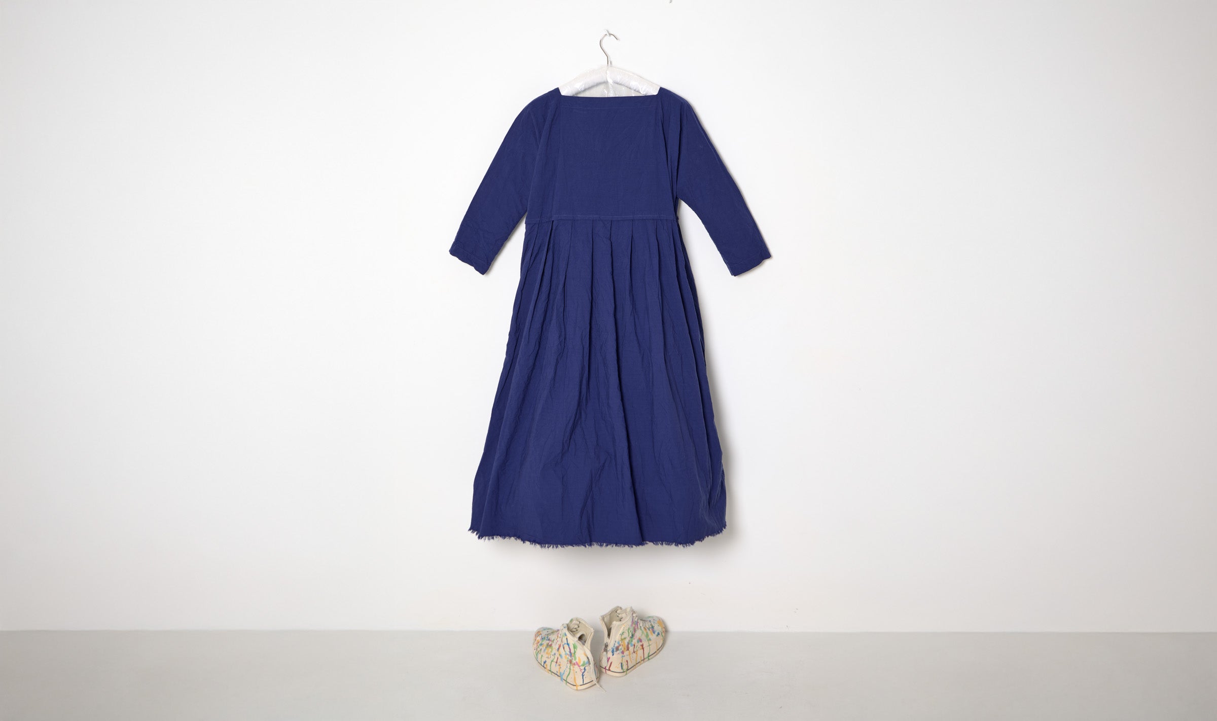 Blue Cotton Dress