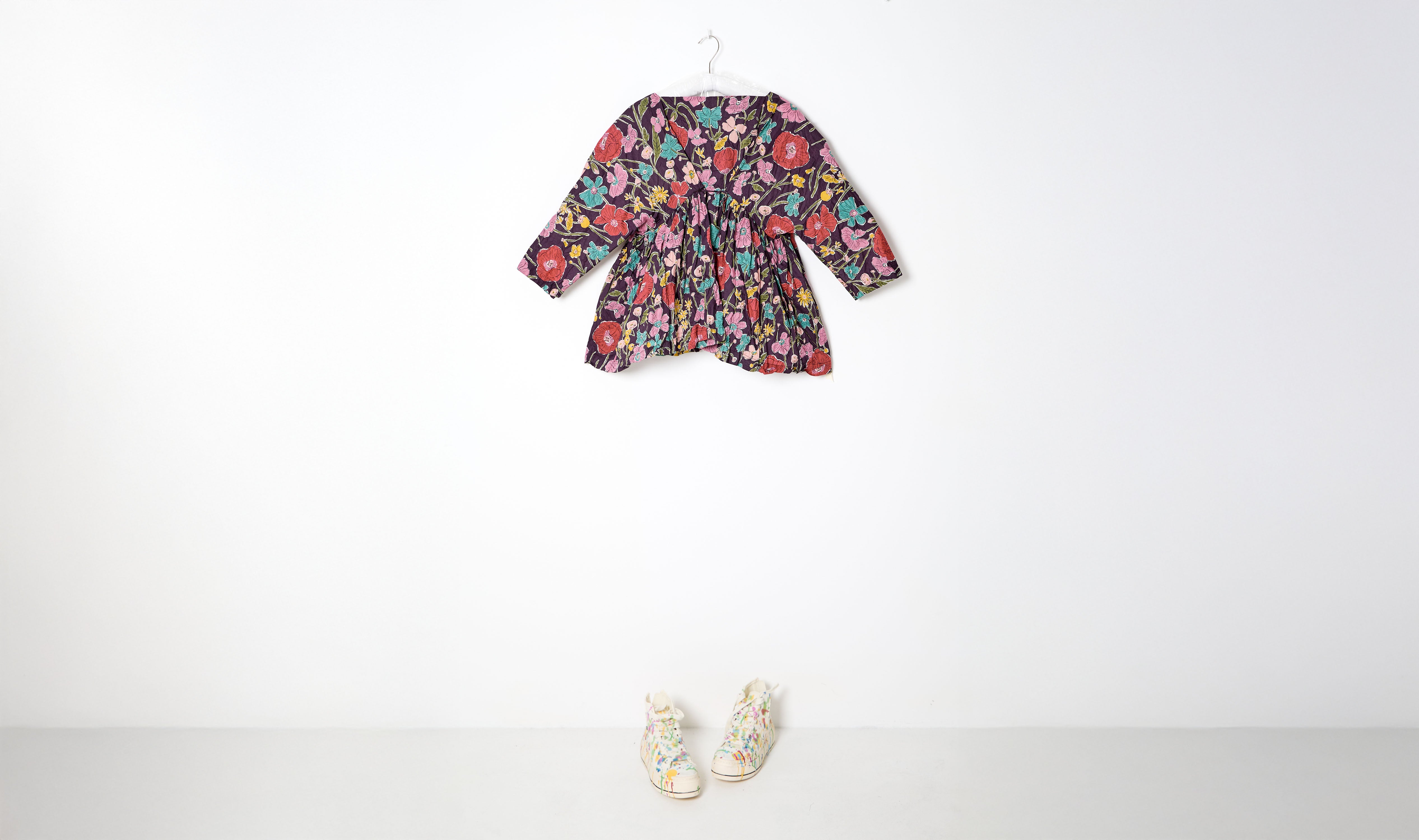 Stylized Floral Blouse