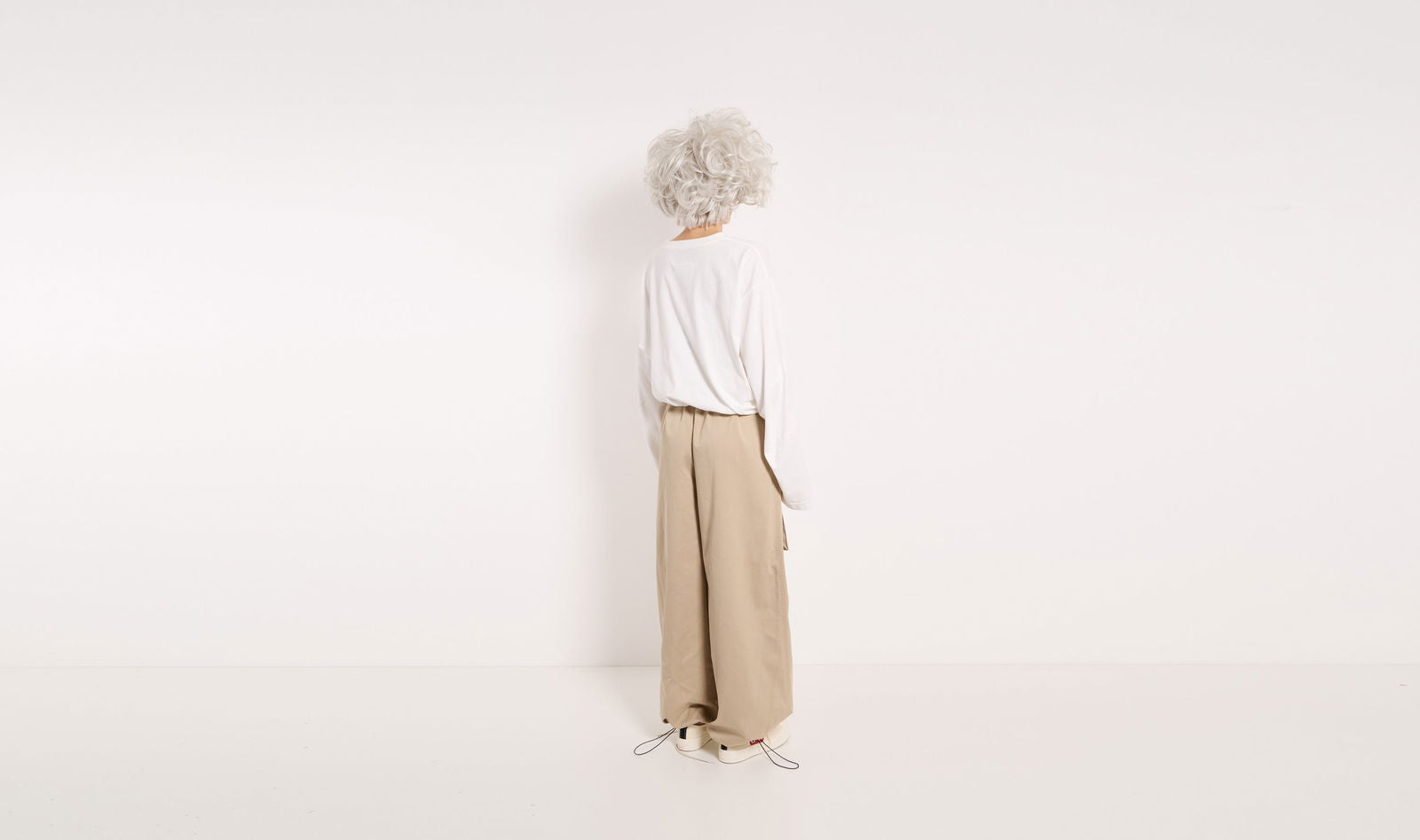 beige cotton drawstring trousers Après Paris