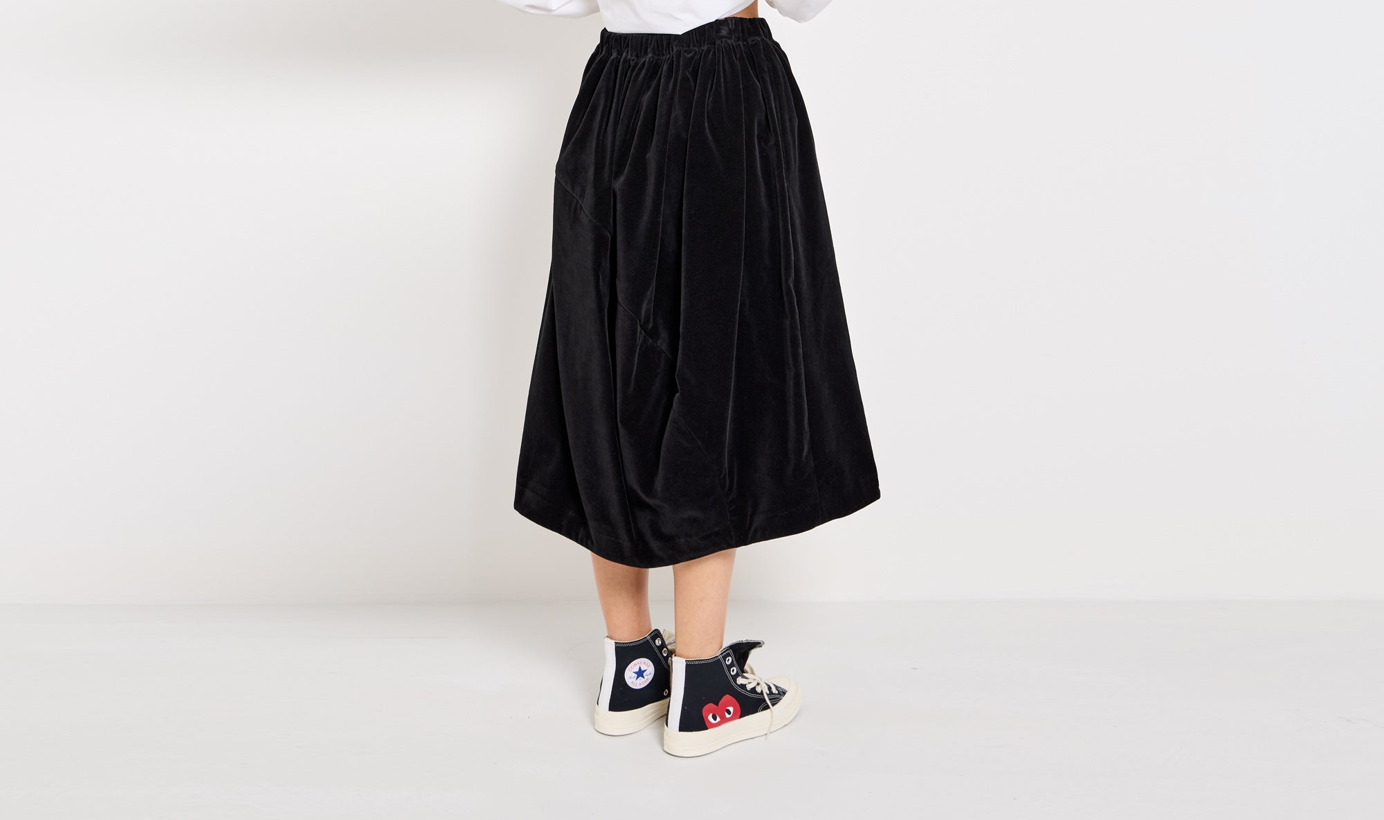 black velvet skirt Après Paris