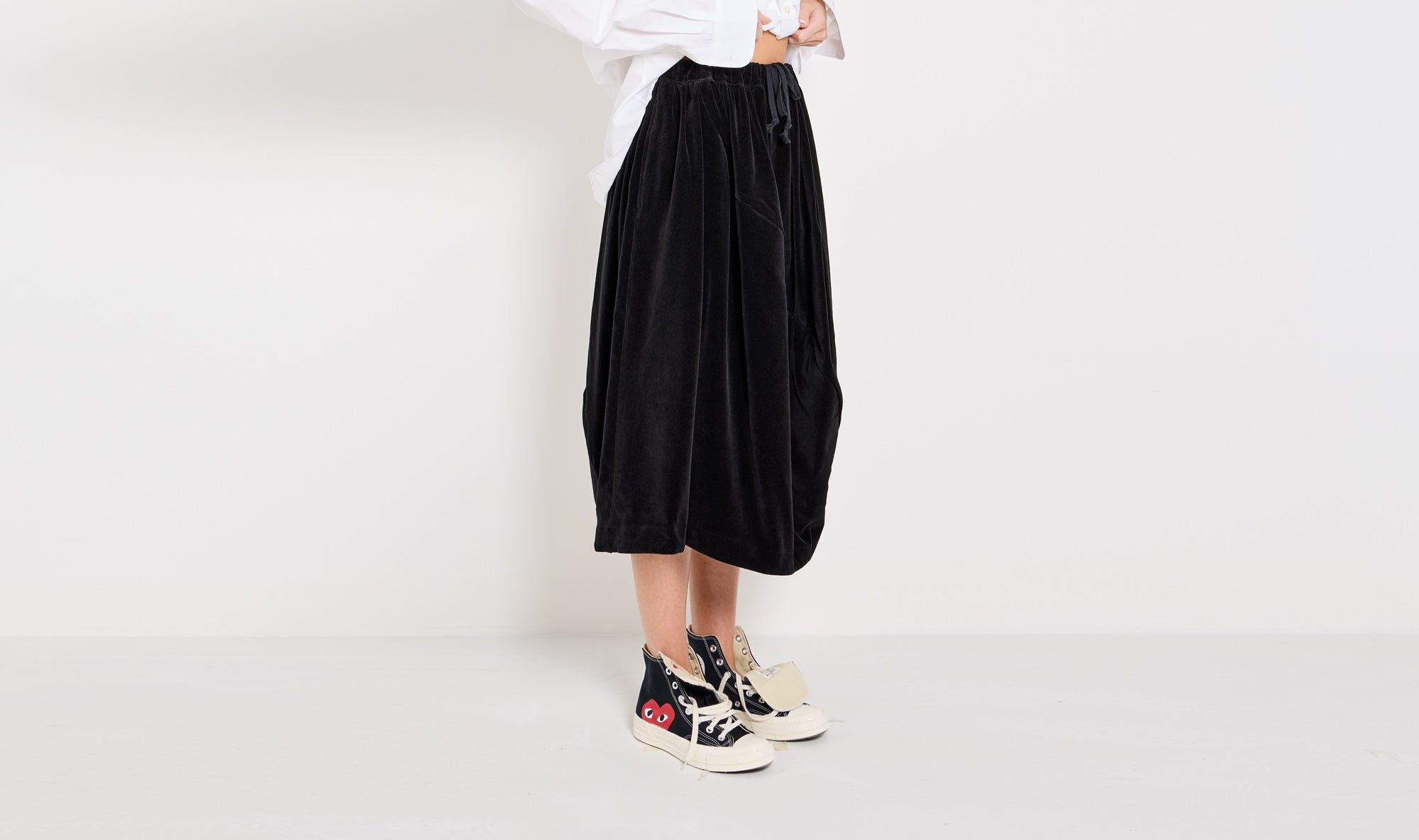 black velvet skirt Après Paris