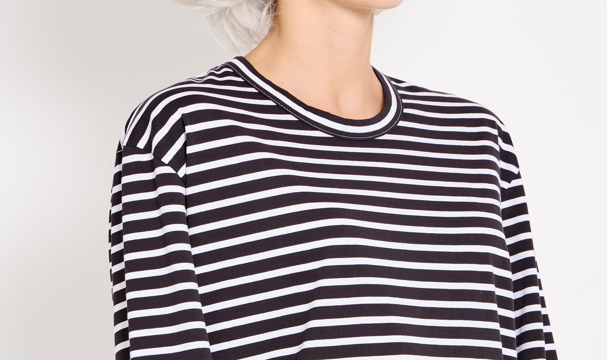 black white stripes t-shirt Après Paris