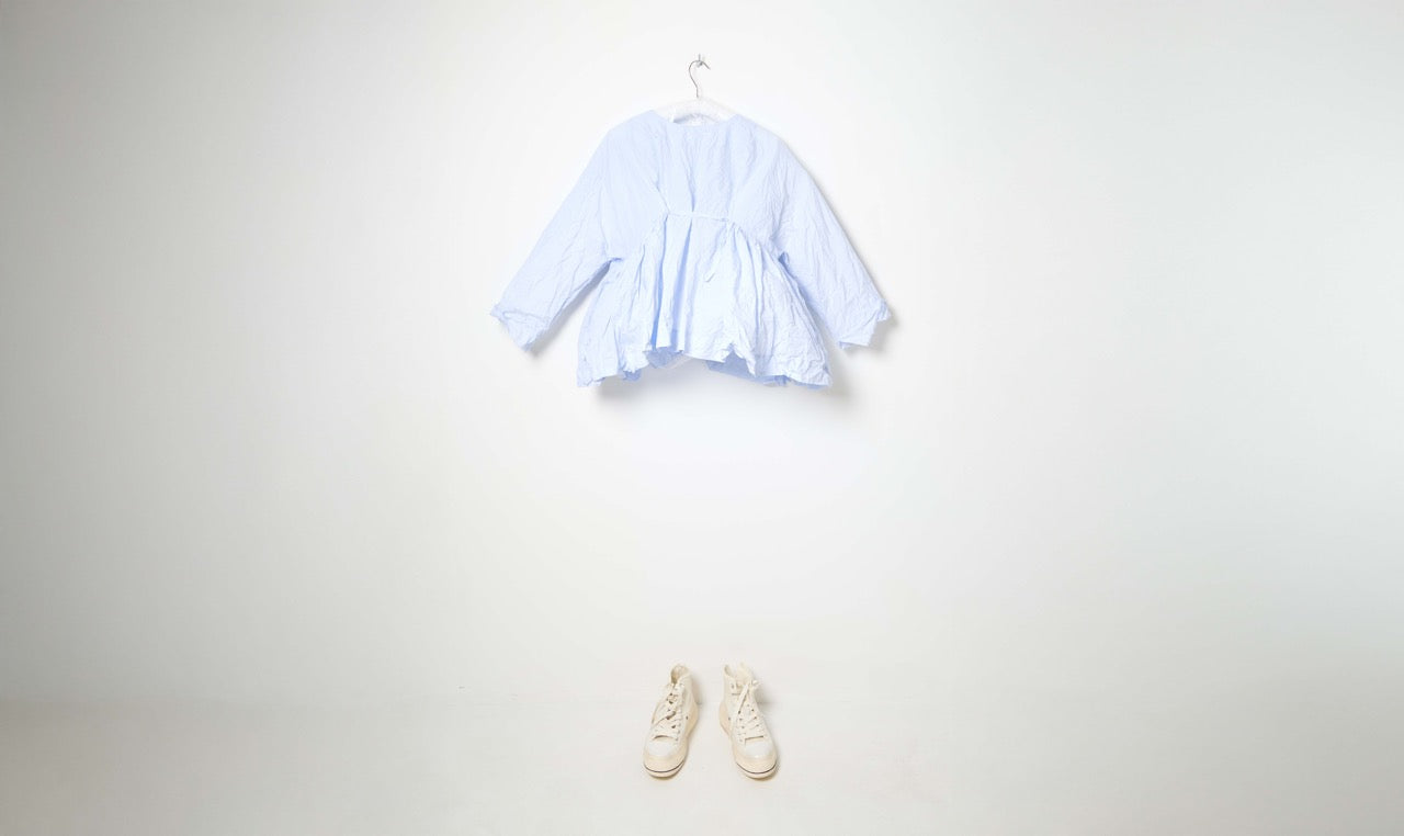 washed newpride light blue cotton shirt