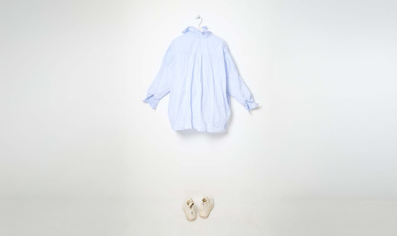 washed cotton uomo shirt