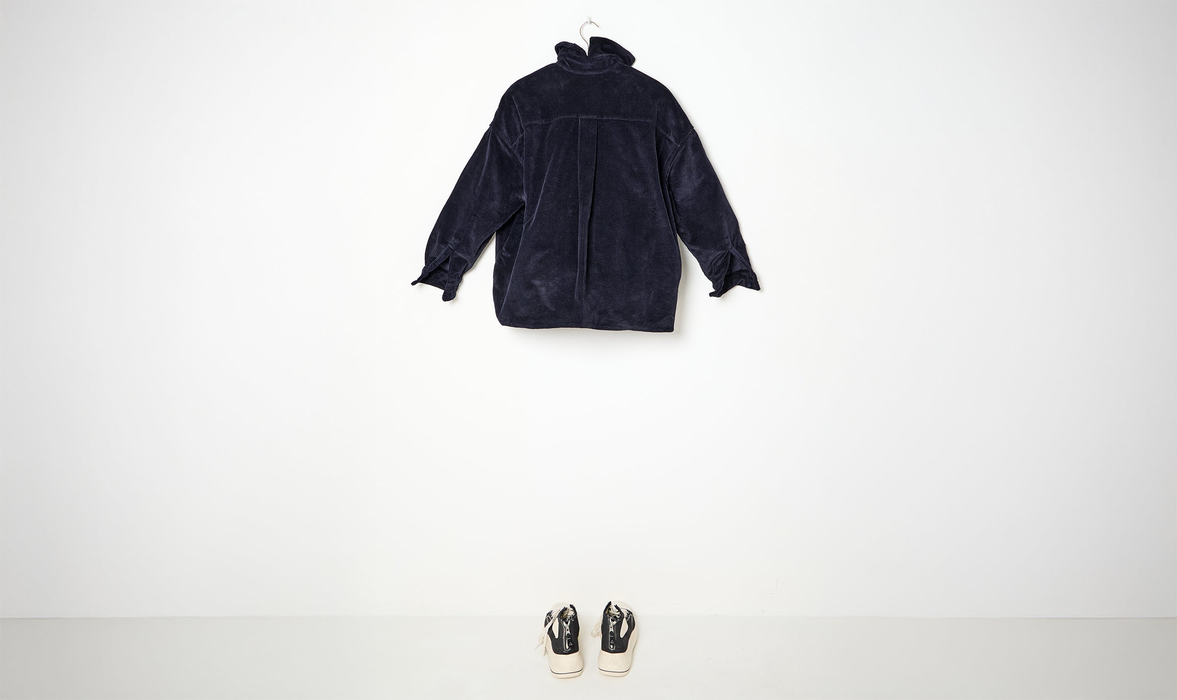 blue corduroy cotton shirt