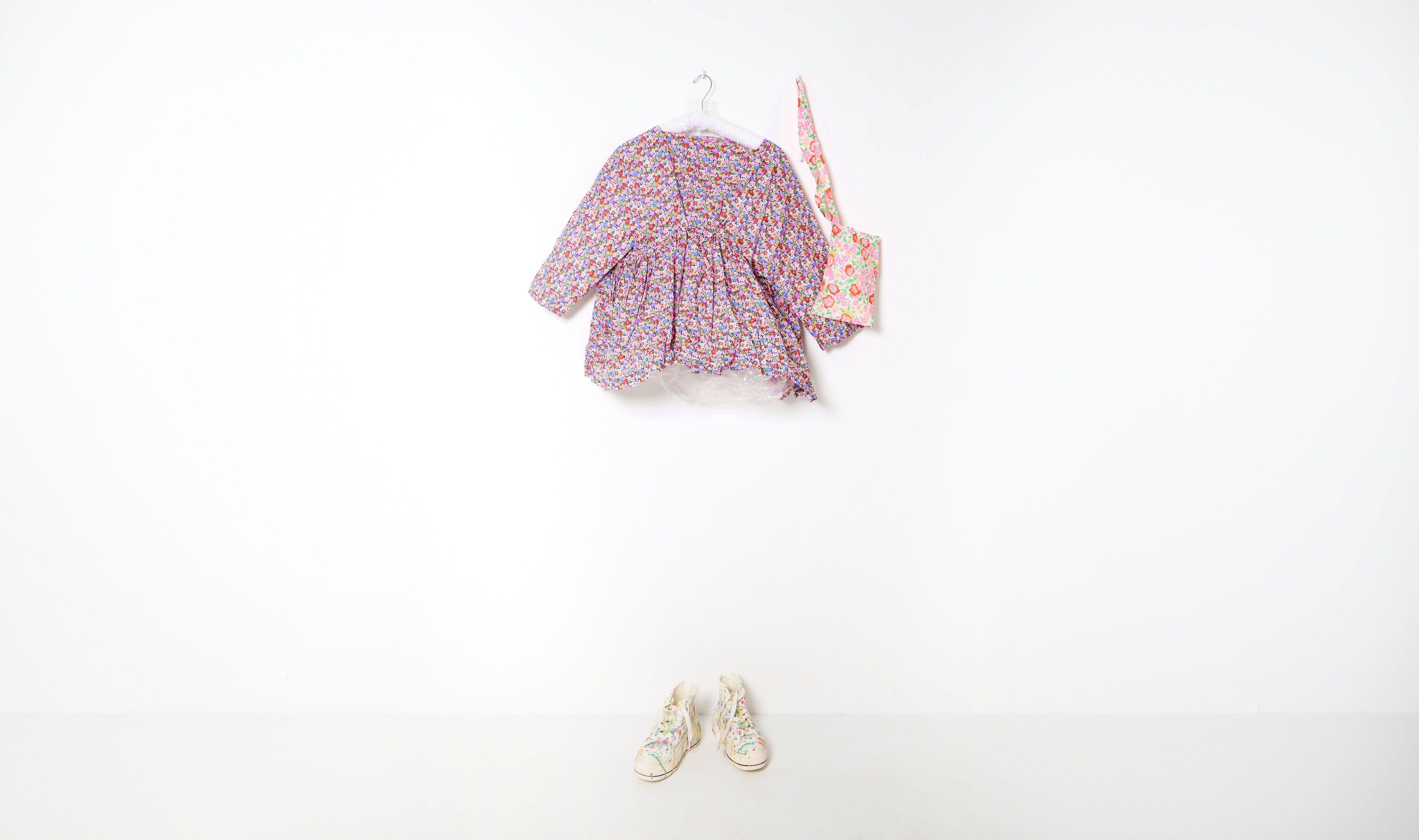 Floral Print Multicolor Cotton Blouse