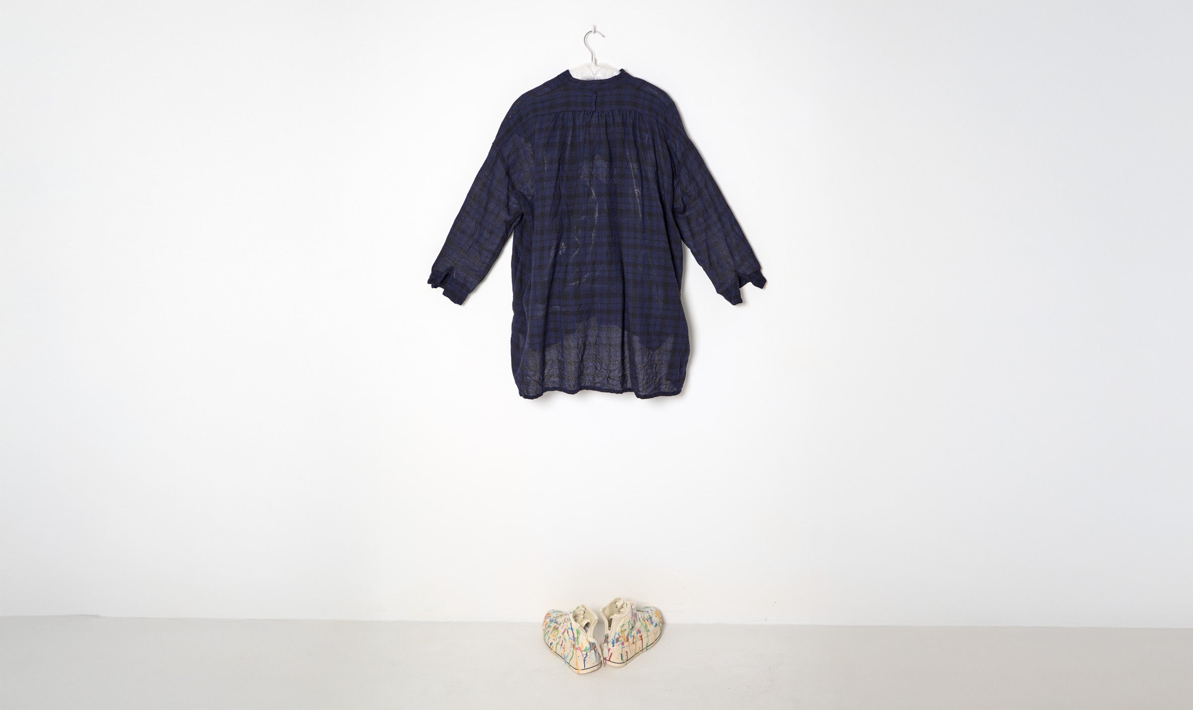 tartan wool tunic