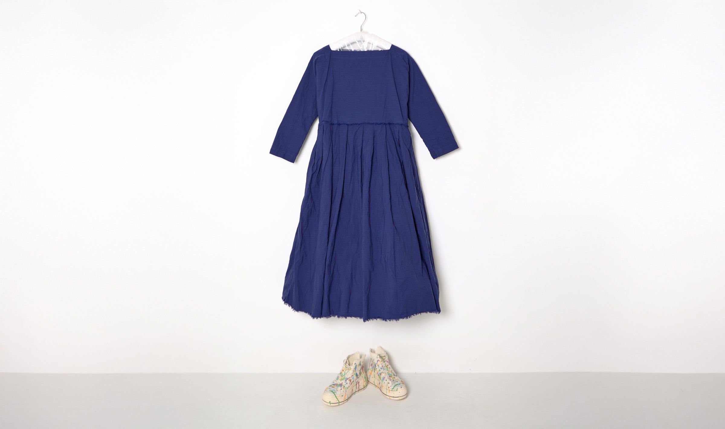 Blue Cotton Dress