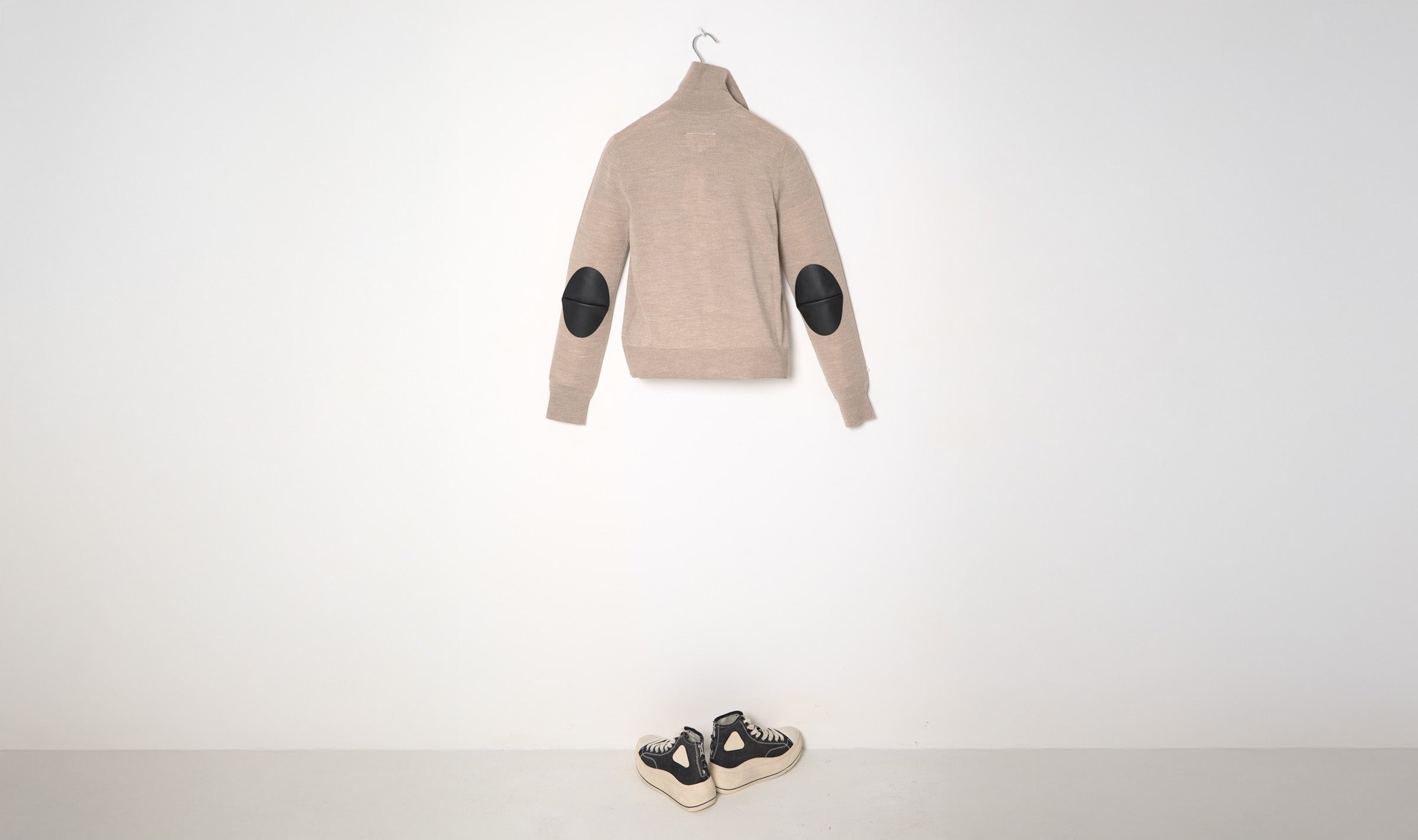 Beige Wool Cardigan