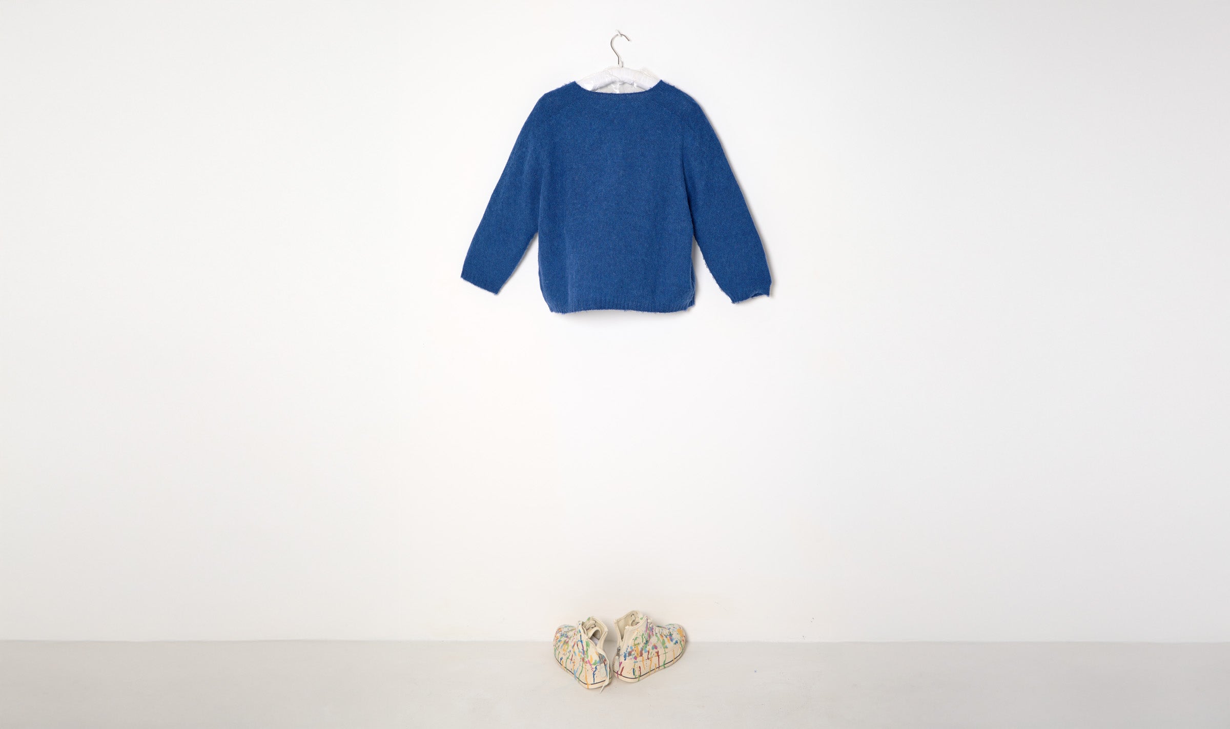 Blue Wool Sweather