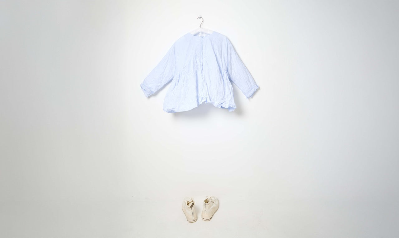washed newpride light blue cotton shirt
