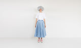 light blue cotton skirt