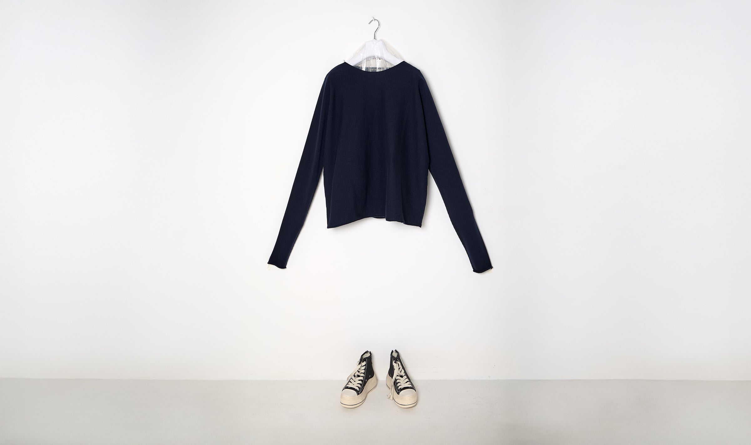 navy cashmere sweather