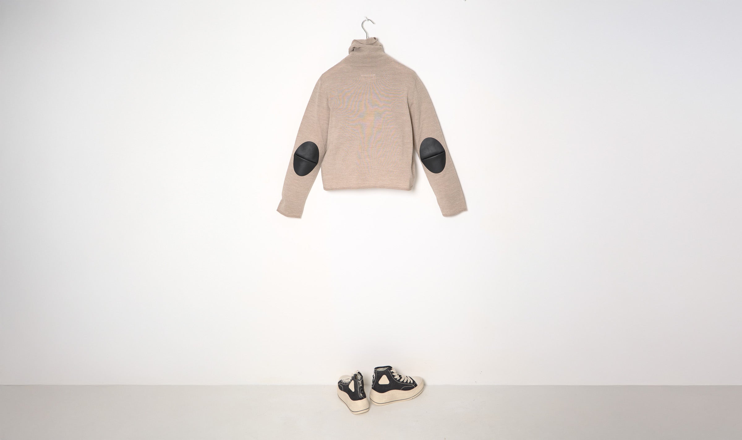 Beige Wool Sweather