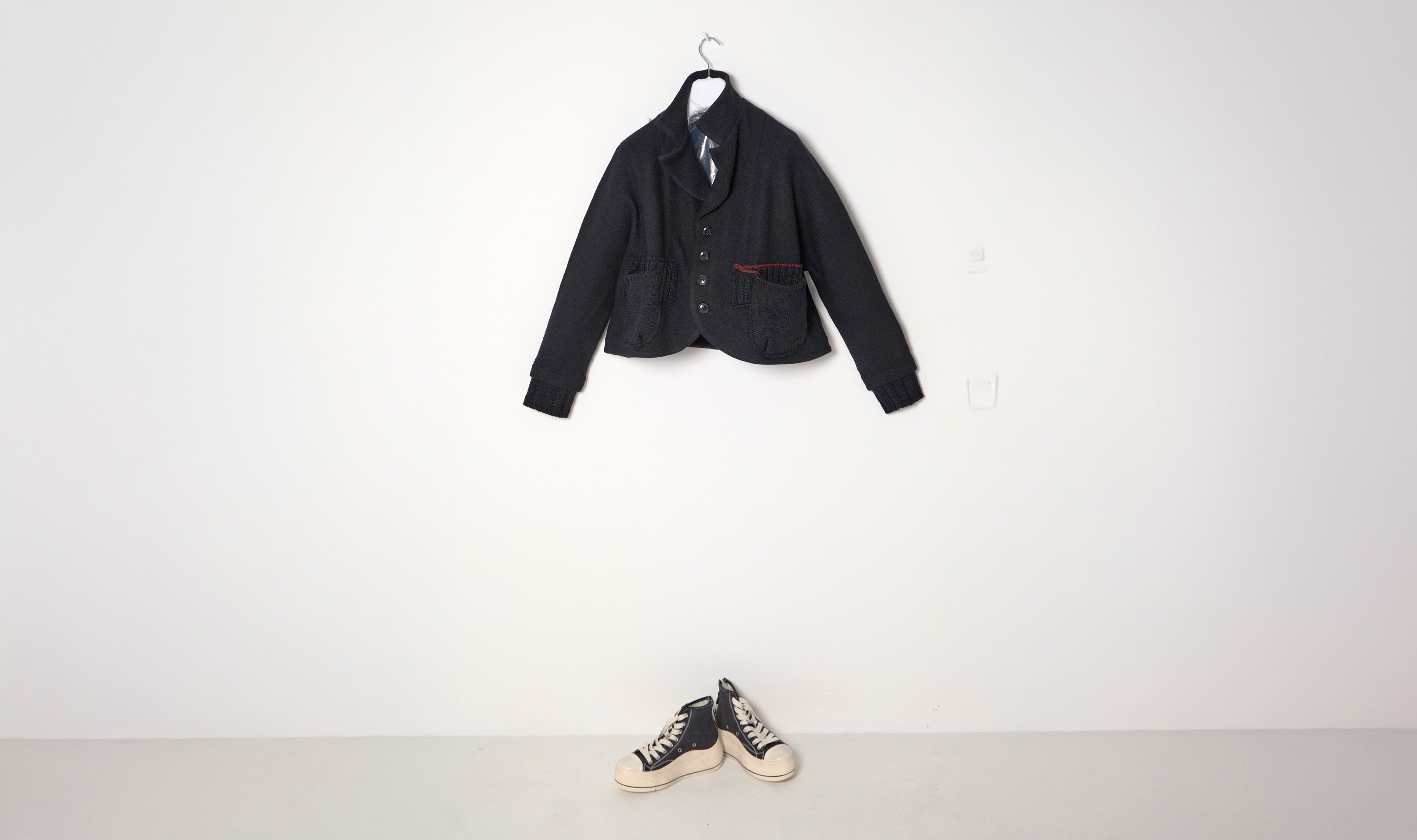 Deconstructed Knitted Jacket