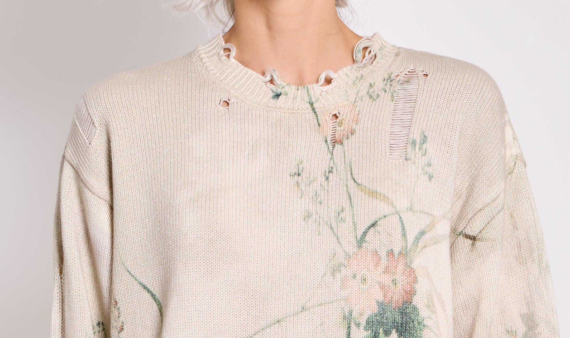 floral cashmere sweater Après Paris