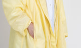 yellow polyamide raincoat