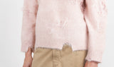 maglia rosa lana