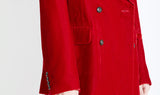 red velvet jacket