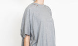 grey cotton long t-shirt