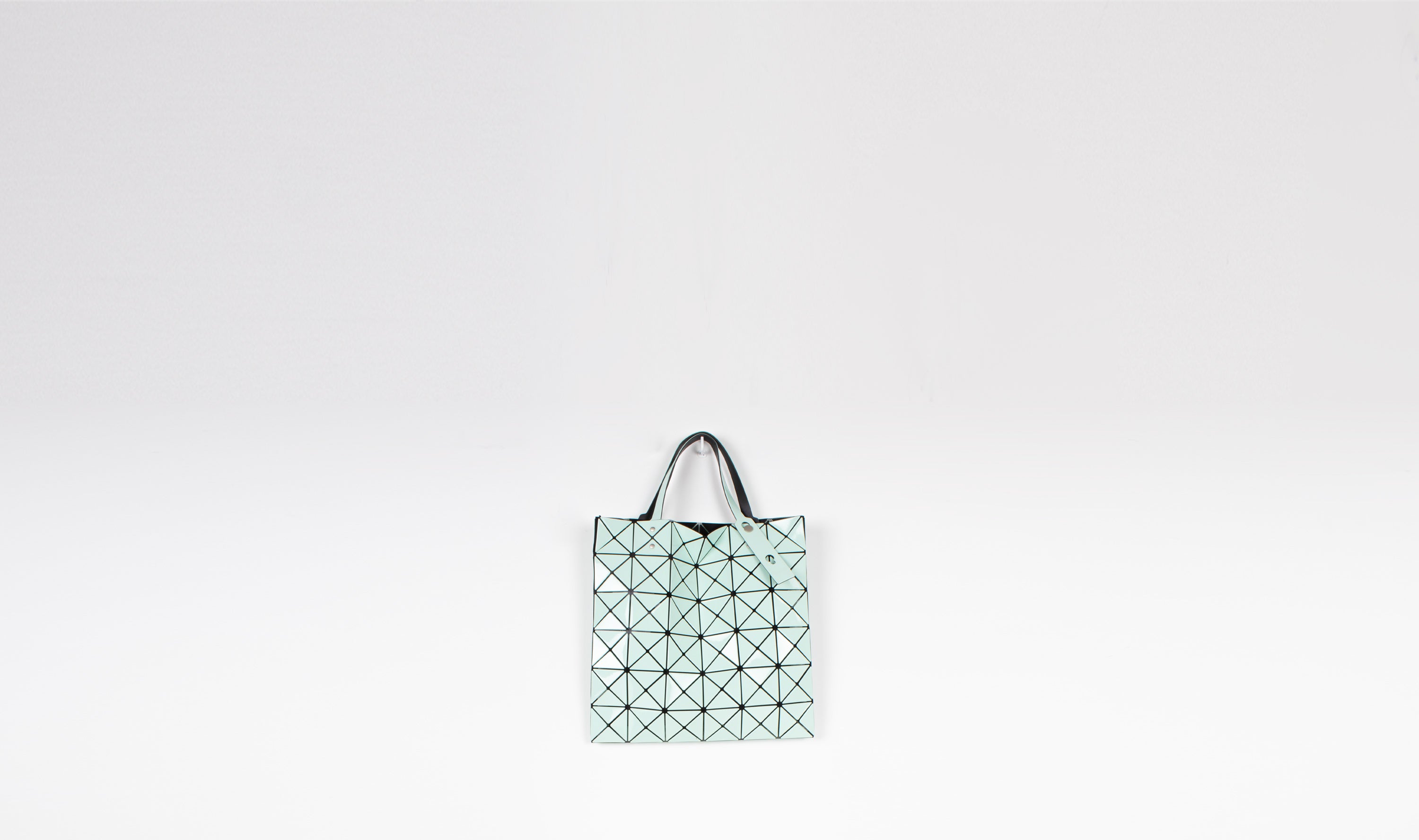 two-tone mint bagBAO BAO ISSEY MIYAKE