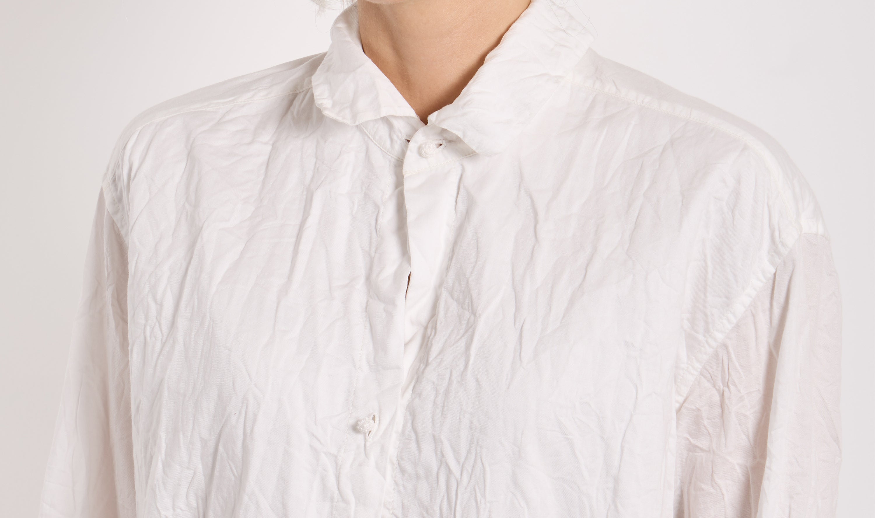 white washed cotton shirt Après Paris