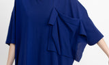t-shirt blue cotone 